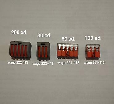 cable: Wago ( vago, vaqo, waqo ). tam original wago kabel birləşdiriciləri — 1