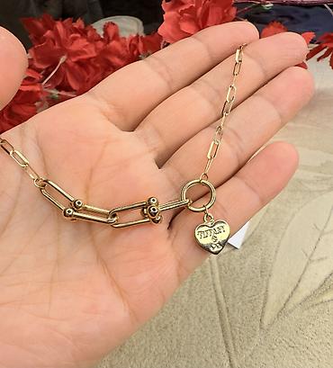 Zərgərlik əşyaları: Bilərzik, Tiffany, Sarı qızıl, 585 Əyar, 295 g — 2