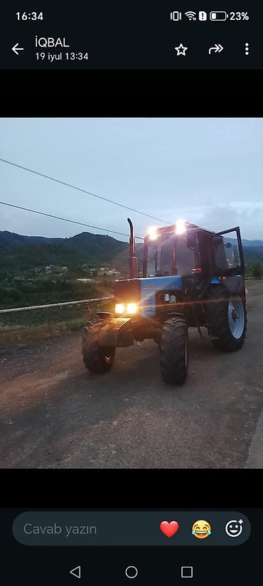 Traktor Belarus (MTZ) 89, 2018 il, 81 at gücü, motor 1.1 l, Yeni