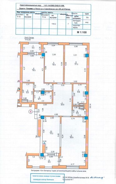 продажа квартир в кыргызстане: 4 бөлмө, 144 кв. м, Элитка, 5 кабат, Евроремонт