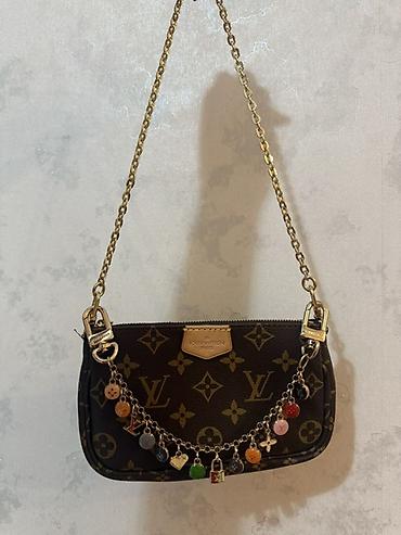 Louis Vuitton Monogram mini çanta İstifadə olunmayıb, yenidir. Real