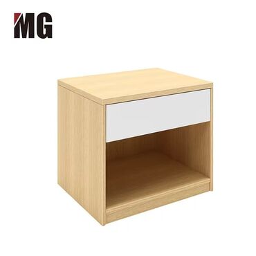 limon agaci: Minimalist dizayna malik yataq otağı tumbası. - Material: açıq rəngli