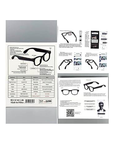 oculus 2: Г. Ош. AI SMART GLASSES AIMB-G1 — умные очки с камерой и сменными — 4