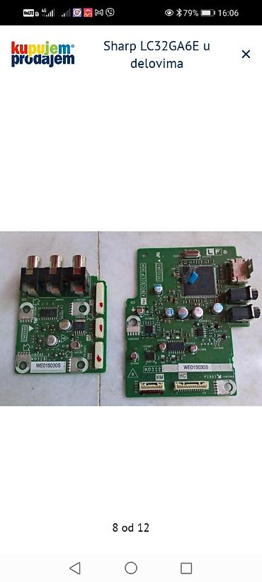 Aksesoari za TV i video: Sharp LC32GA6E – delovi Raspoložive originalne ploče i moduli za TV — 9