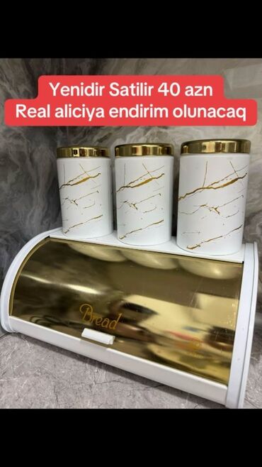 Quruducular: Mətbəx üçün nəzərdə tutulmuş bu çörək qabı və banka dəsti funksional