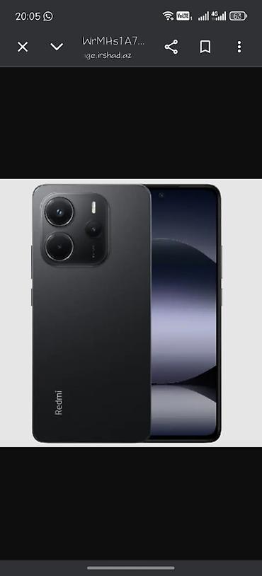 redmi note 14 2 el: Redmi Note 14, 256 GB, rəng - Qara, Barmaq izi, İki sim kartlı — 4