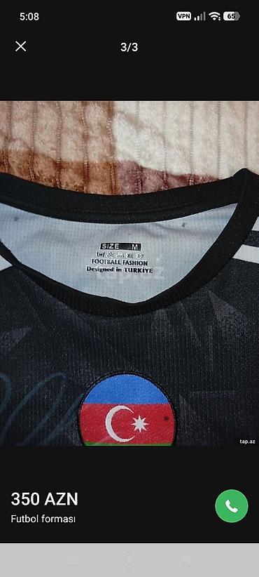 müşdük: Futbolka, Adidas, M, rəng - Qara — 3
