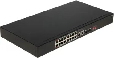 polovni programatori za ves masine: Dahua S3218-16ET-135 – 16-portni PoE svič, 135W budžet, desktop/rack