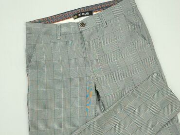 spódnice w kratę czerwone: Material trousers, L (EU 40), condition - Very good