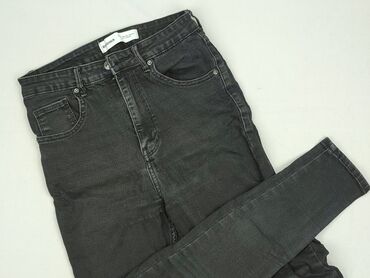 woskowane spodnie orsay: Bershka, Jeansy damskie, rozmiar M