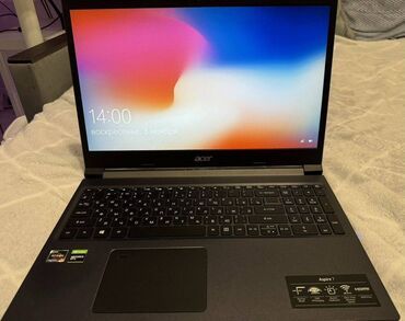 компьютер aser: Ноутбук, Acer, 16 ГБ ОЗУ, AMD Ryzen 5, Б/у, Игровой, память SSD