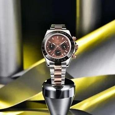 Ručni satovi: PAGANI DESIGN PD-1644 Sport - 40mm -Cokolada- Rolex Daytona Potpuno — 10
