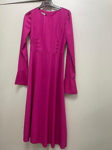 Вечерние платья: Коллекция женской одежды (4 предмета) 1) Платье миди ярко‑фуксия - — 1
