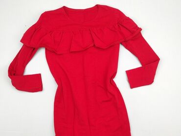 czerwona dopasowana sukienki: Dress, S (EU 36), condition - Good