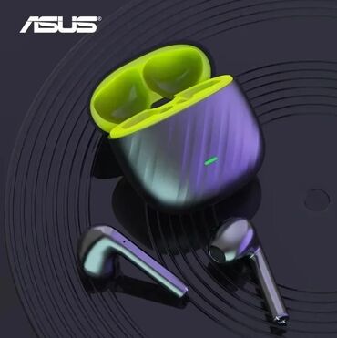 tek qulaq nausnik: Yeni Simsiz (Bluetooth) Qulaqcıqlar, Asus, rəng - Qara