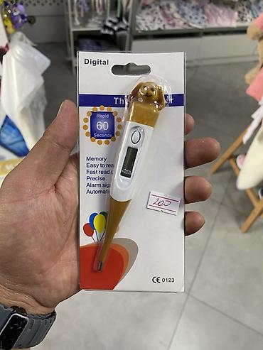 Мед. товарлар: Цифровой термометр с фигуркой животного на верхней части корпуса — 1