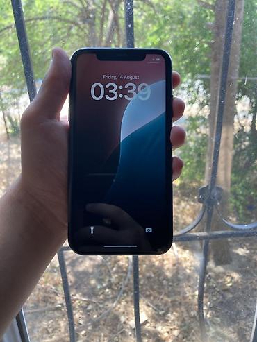 IPhone 11, 128 GB, Qara, Qırıq, Face ID