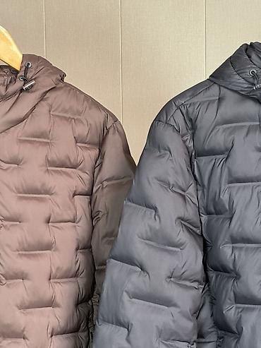 длинная куртка adidas: Мужская куртка, M, L, XL, Uniqlo, Новый, цвет - Синий, Платная доставка — 4
