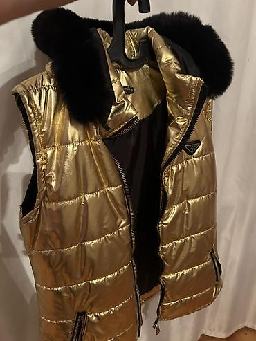 prada eynek: Jilet, Prada, M, L, rəng - Qızılı — 1
