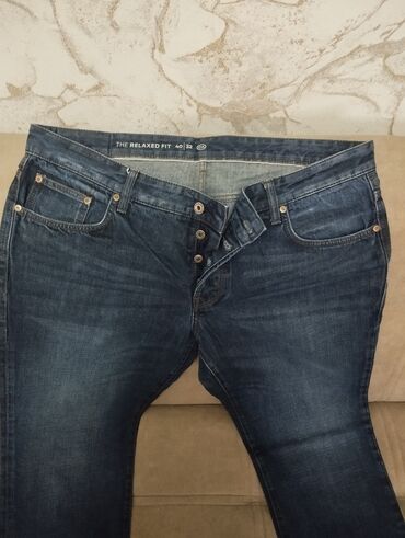 европейские джинсы: Джинсы 5XL (EU 50), 6XL (EU 52), цвет - Синий