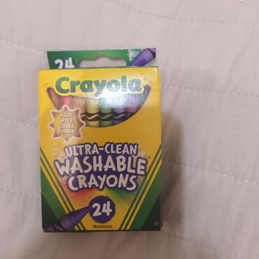 Башка товарлар: Мелки Crayola . Оригинал . 24 штуки в коробке . 500 сом