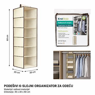 KMT Mali bež organizator/polica na 6 nivoa – Kmt Style Opis: -
