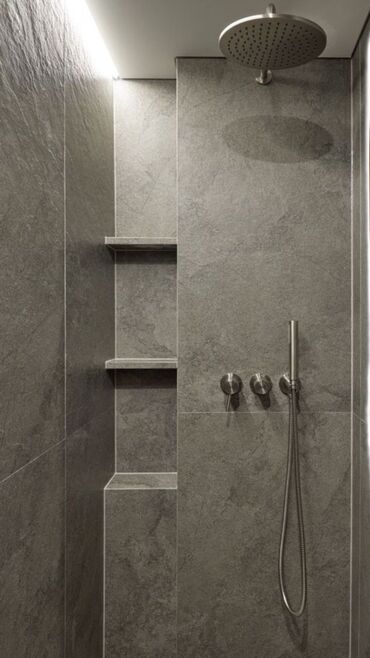 Укладка плитки: Резка плитки, Гидроизоляционные работы, Подготовка стен для грунтовки | Керамическая плитка, Керамогранитая плитка, Мозаичная плитка | Вертикальная укладка, Горизонтальная укладка, Диагональная укладка Больше 6 лет опыта — 8