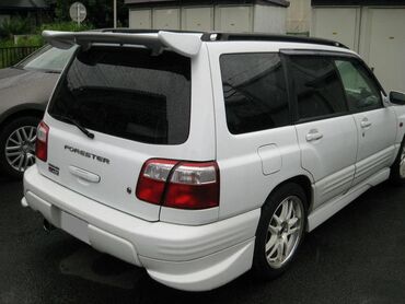 накладки на суппорт: Задний Бампер Subaru 2001 г., Б/у, Оригинал