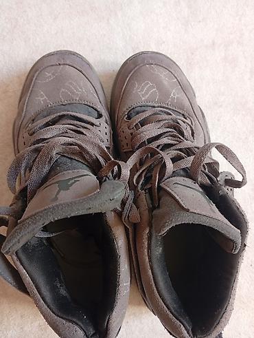 fly london obuca: Patike – košarkaški stil, tamno-smeđe Air Jordan,retro 4 - Visok model — 3