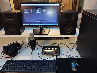 studio: Tam hazır ev/mini-studiya seti – musiqi yazısı, vokal və podkast üçün — 9