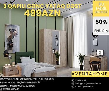 genc odası mebelleri: Təknəfərlik çarpayı, Rusiya, Yeni — 5