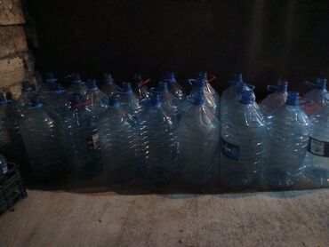 Аксессуары для кухни: 19 Litrlik şəffaf plastik su qabları. Normal vəziyyətdədir.sayı 25
