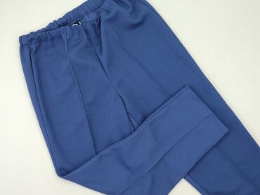Women's Clothing: Material trousers for women, Size 3XL (EU 46)