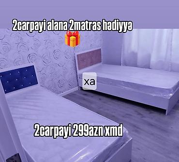 Məhsul: 2 ədəd tək çarpayı dəsti - Paket: 2 çarpayı alana 2 ədəd
