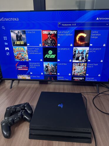 PS4 (Sony PlayStation 4): Продаю прошитую Sony PlayStation 4 про, 1000 Гб, 3 ревизия