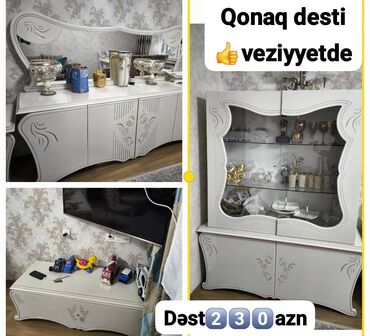 Çarpayılar: Rəxşəndə Qonaq desti, dəstə daxildir qorka+kamot+tv stend.Çox