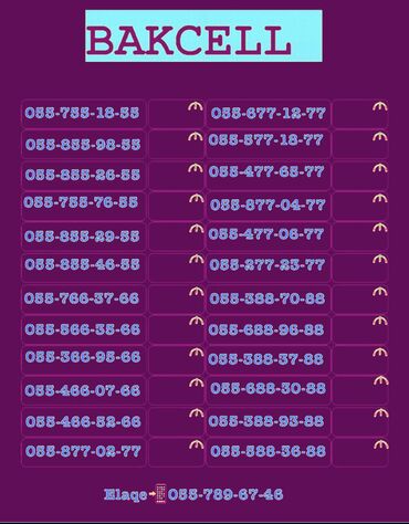 nar limitsiz internet: Номер: ( 055 ) ( 553883788 ), Новый