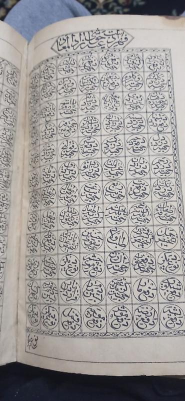 Dini kitablar: Köhnə ərəb qrafikalı dini kitab - Dəri cildli, iri formatlı köhnə — 3