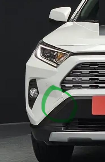 бампе: Крышка омывателя фар Toyota, Б/у, Оригинал — 1