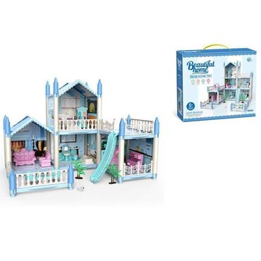 красивые куколы: Новый Дом для кукол Прекрасный дом 28х25х10,5 см Красивый цветной