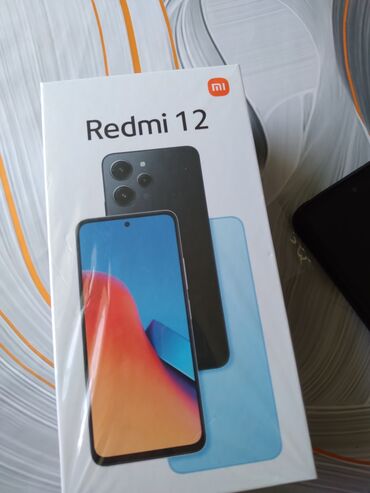 телефоны xiaomi redmi 12про: Xiaomi, 12, Колдонулган, 256 ГБ, түсү - Кара, 2 SIM