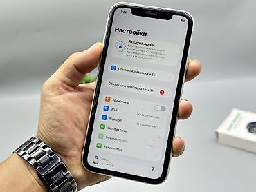 Мобильные телефоны и аксессуары: IPhone 11, Б/у, 64 ГБ, Белый, Защитное стекло, 72 % — 9