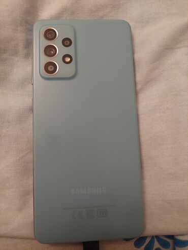 Elektronika: Samsung Galaxy A52, 128 GB, rəng - Göy, Barmaq izi, İki sim kartlı, Face ID