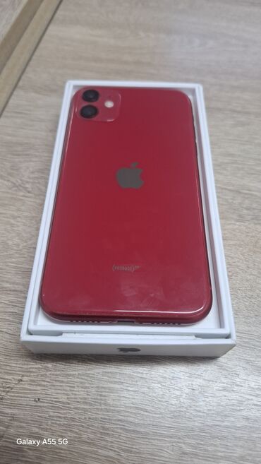 оперативная память ddr2 4 гб: IPhone 11, Колдонулган, 128 ГБ, Коргоочу айнек, Каптама, Куту, 78 %
