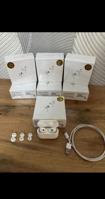 старое радио: Наушники-вкладыши с кейсом AirPods Pro 2 копия 1:1(форм-фактор TWS)