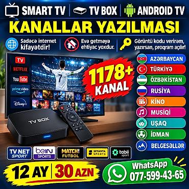 tv box s: Smart TV, TV Box və Android TV üçün kanalların yazılması xidməti. - — 1