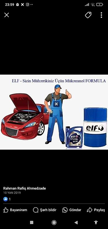 venol 5w30: Elf yagları yalniz bizdə orginal fıransa yagları — 3