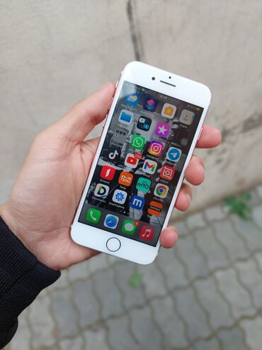 barter iphone 7: IPhone 7, 32 GB, Rose Gold, Barmaq izi