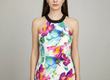 modne sukienki dla 40 latki: Sukienka damska, rozmiar S