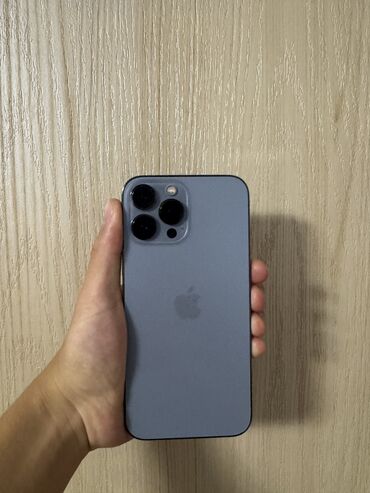 айфон 11 про каракол: IPhone 13 Pro Max, Колдонулган, 128 ГБ, Көгүлтүр, Куту, 90 %
